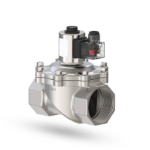 semi lift diaphragm operated solenoid valves with round metallic coil led